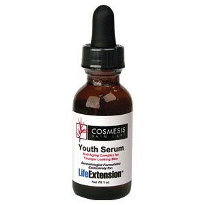 Life Extension Cosmesis Youth Serum with Anti-Aging Peptide, 1 oz, Life Extension