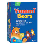 Yummi Bears, Hero Nutritionals Yummi Bears Echinacea plus Vitamin C and Zinc 40 bears from Hero Nutritionals