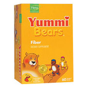 Yummi Bears, Hero Nutritionals Yummi Bears Fiber Supplement 60 bears from Hero Nutritionals
