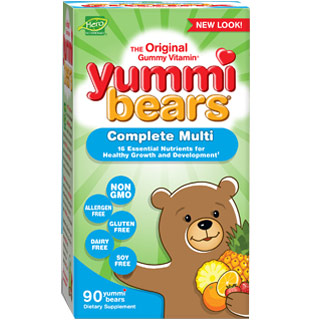 Yummi Bears, Hero Nutritionals Yummi Bears Multi-Vitamin & Mineral 76 bears from Hero Nutritionals
