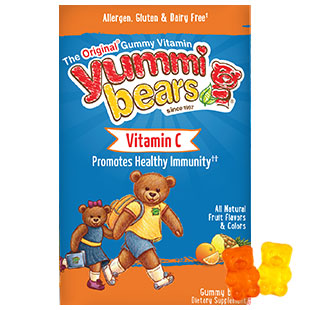 Hero Nutritionals Yummi Bears Yummi Bears Vitamin C for Children, 132 Bears, Hero Nutritionals