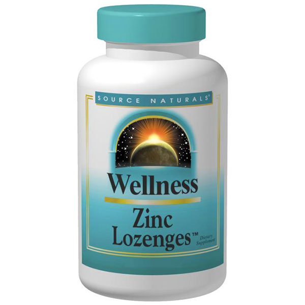 Source Naturals Wellness Zinc Lozenges 23mg 120 loz from Source Naturals