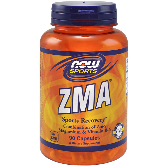 NOW Foods ZMA Anabolic Sports Recovery 90 Capsules, NOW Foods