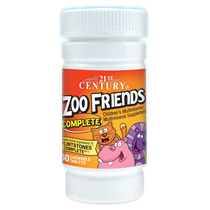 21st Century HealthCare Zoo Friends Complete 60 Chewable Tablets, 21st Century Health Care